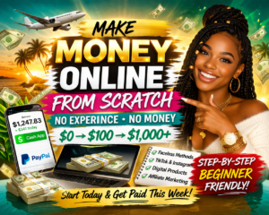 Make Money Online From Scratch - No Experience. No Money