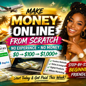 Make Money Online From Scratch - No Experience. No Money
