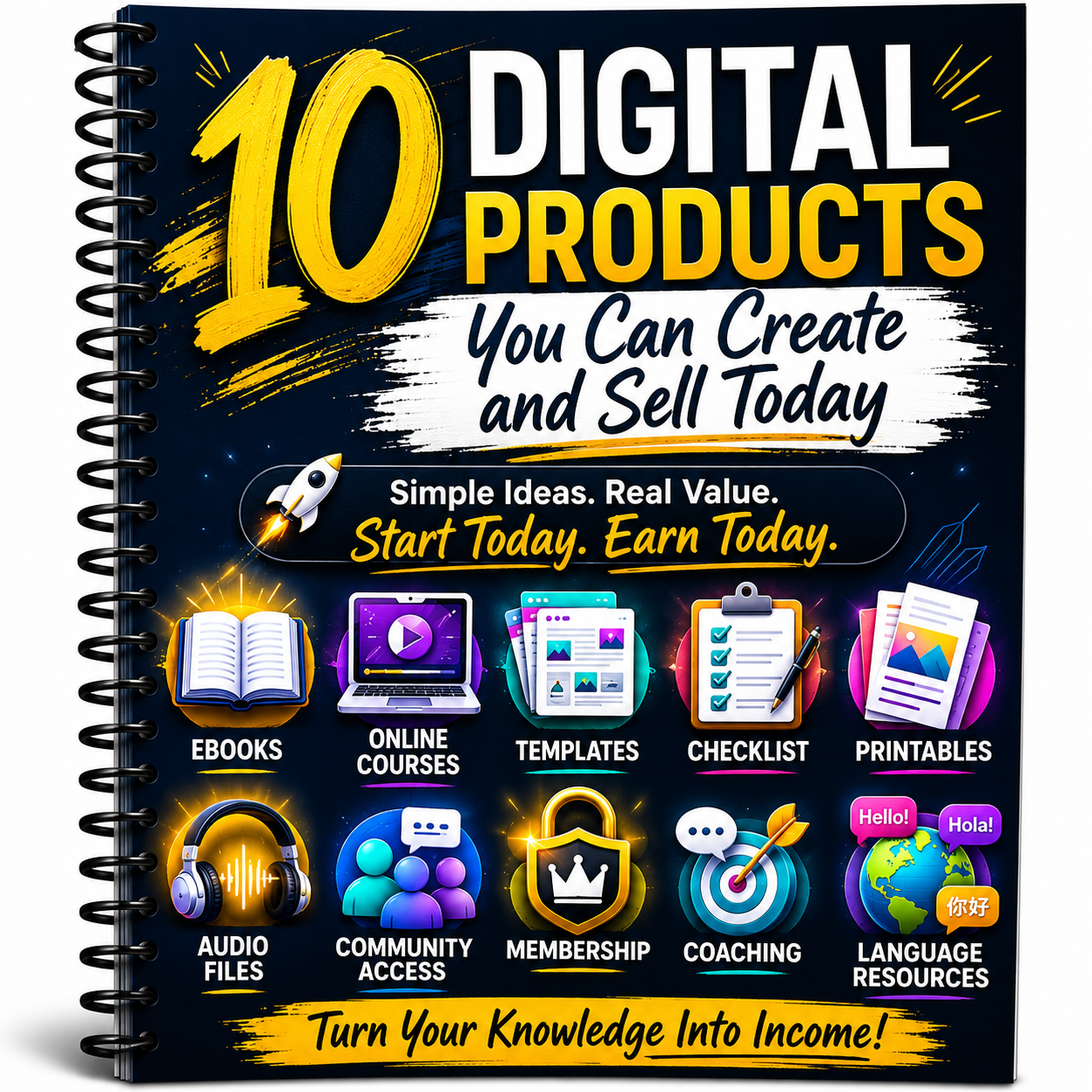 Beginner Guide - 10 Digital Products You Can Create and Sell Today