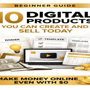 Beginner Guide - 10 Digital Products You Can Create and Sell Today